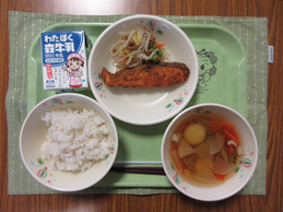 食育の日　北海道の味です